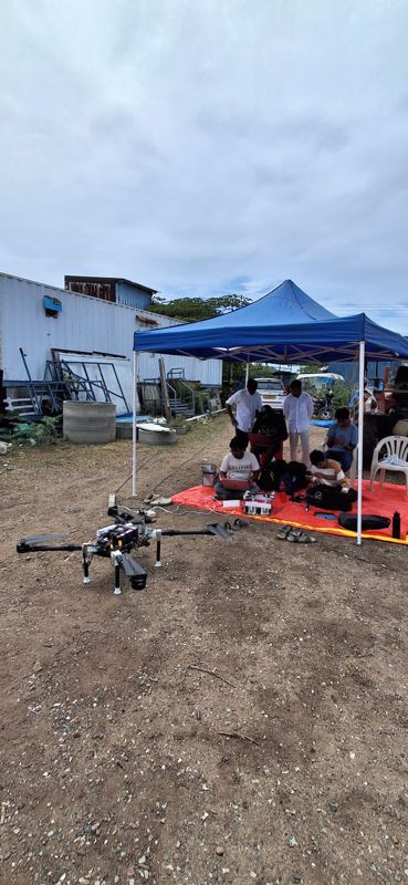 Outdoor flight testing at IIT Madras