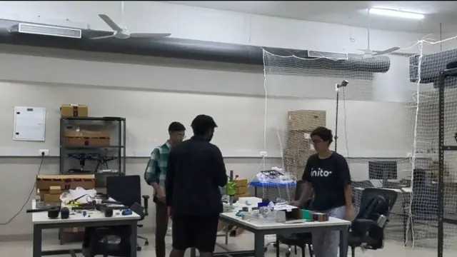 SUAS IITM members working together in the workshop